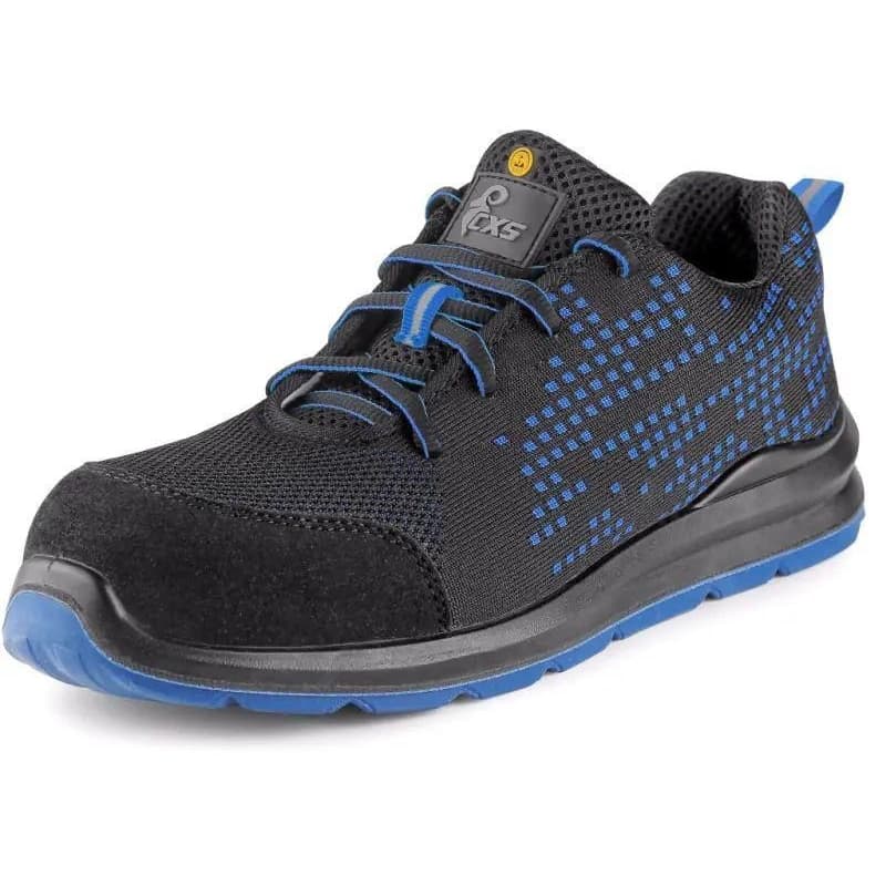 Obuv CXS TEXLINE SILBA S1PS ESD, poltopánka, čierno - modrá, vel.40