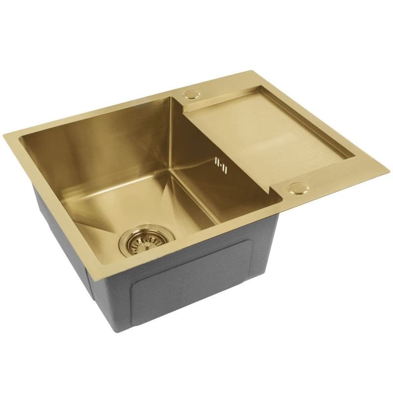 REA REA - Oceľový drez Paul BRUSH GOLD ZLE-06010 6
