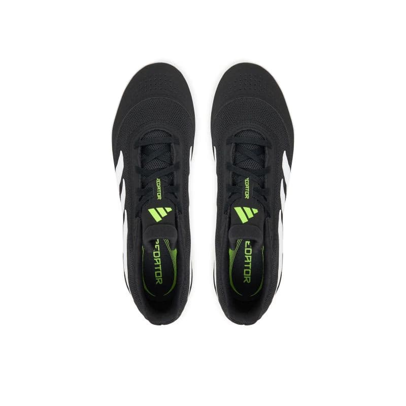 Pánske futbalové kopačky halové ADIDAS Predator Club M IC core black cloud white lucid lemon 3