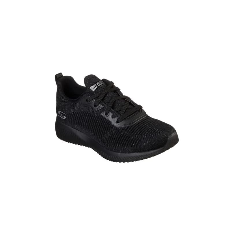 Dámska rekreačná obuv SKECHERS Bobs Sport Squad Total Glam black silver