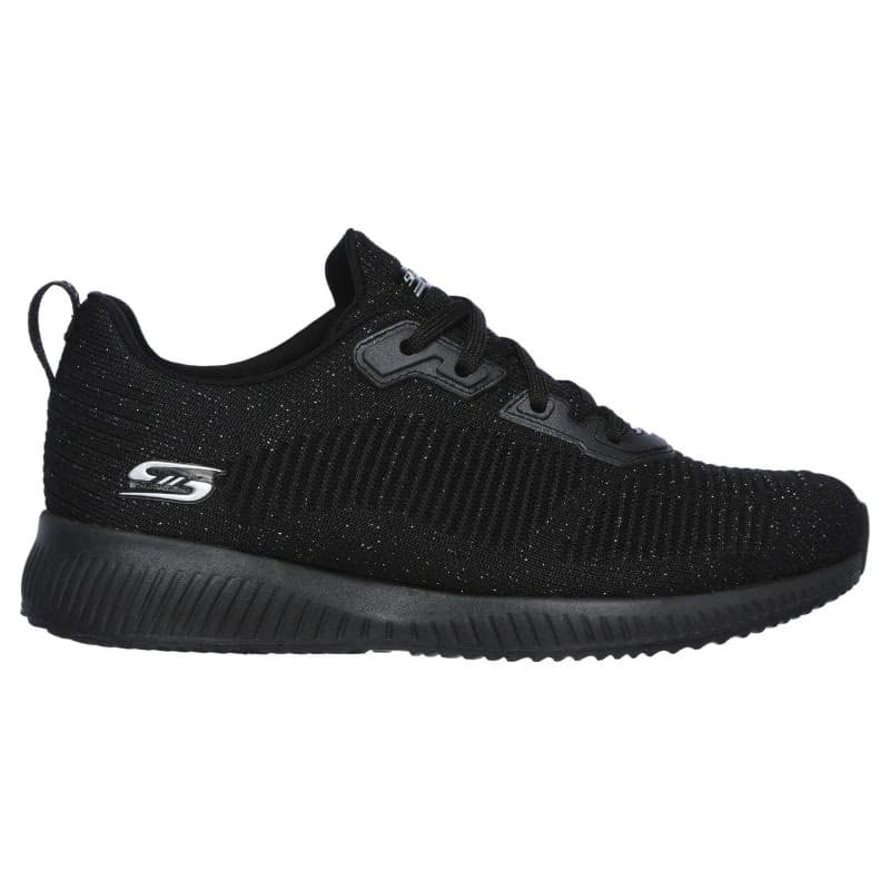 Dámska rekreačná obuv SKECHERS Bobs Sport Squad Total Glam black silver 2