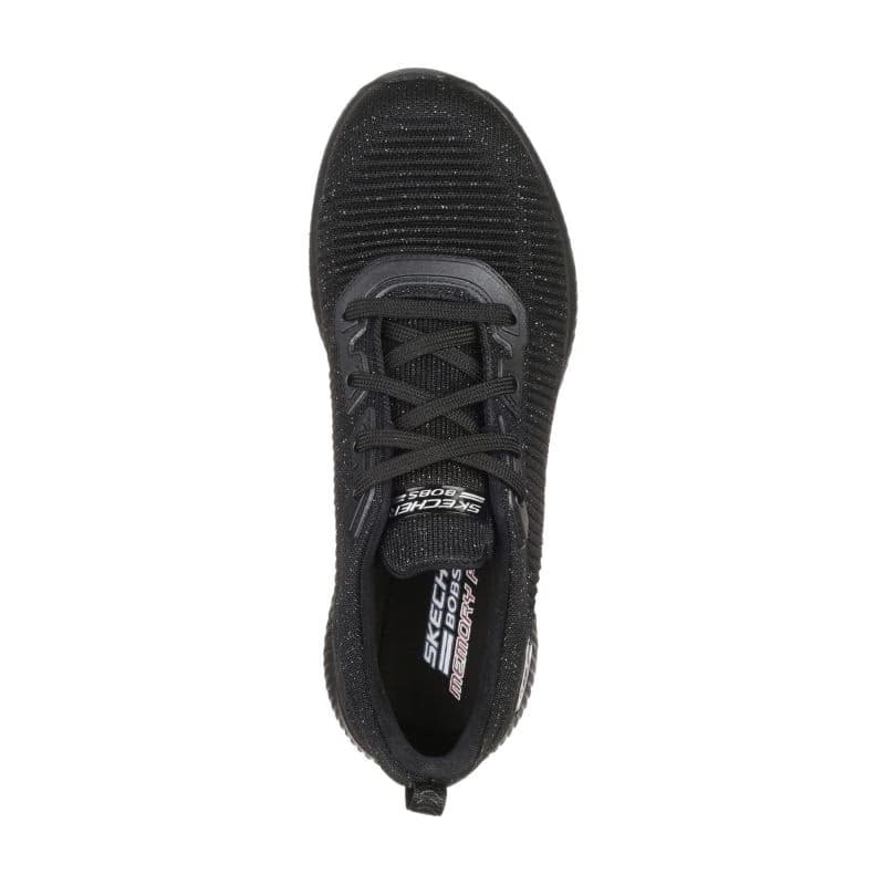 Dámska rekreačná obuv SKECHERS Bobs Sport Squad Total Glam black silver 3