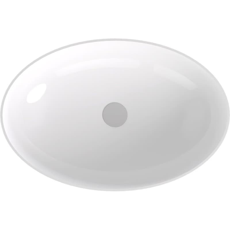POLYSAN - BANERA OVAL umývadlo na dosku, liaty mramor, 60x40cm, biela 14397 3