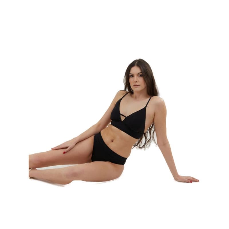 Dámske plavky vrchný diel FUNDANGO Sahara V-neck Cami Top-890-black I 3