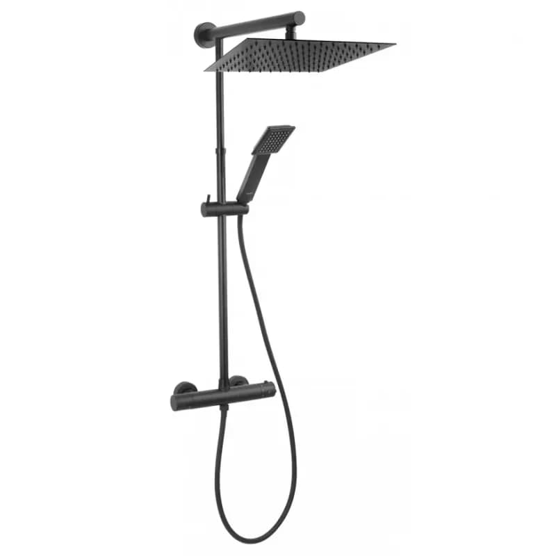 Stĺp s termostatom Trevi Square Black 1