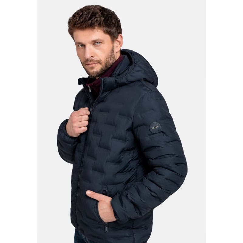 Pánska bunda VOLCANO J-SINTOR-600-NAVY 2