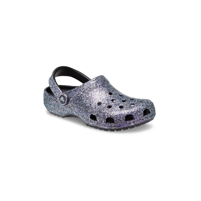 Kroksy (rekreačná obuv) CROCS Classic Glitter Clog black multi 1