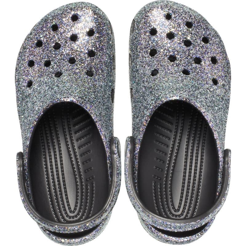 Kroksy (rekreačná obuv) CROCS Classic Glitter Clog black multi 3