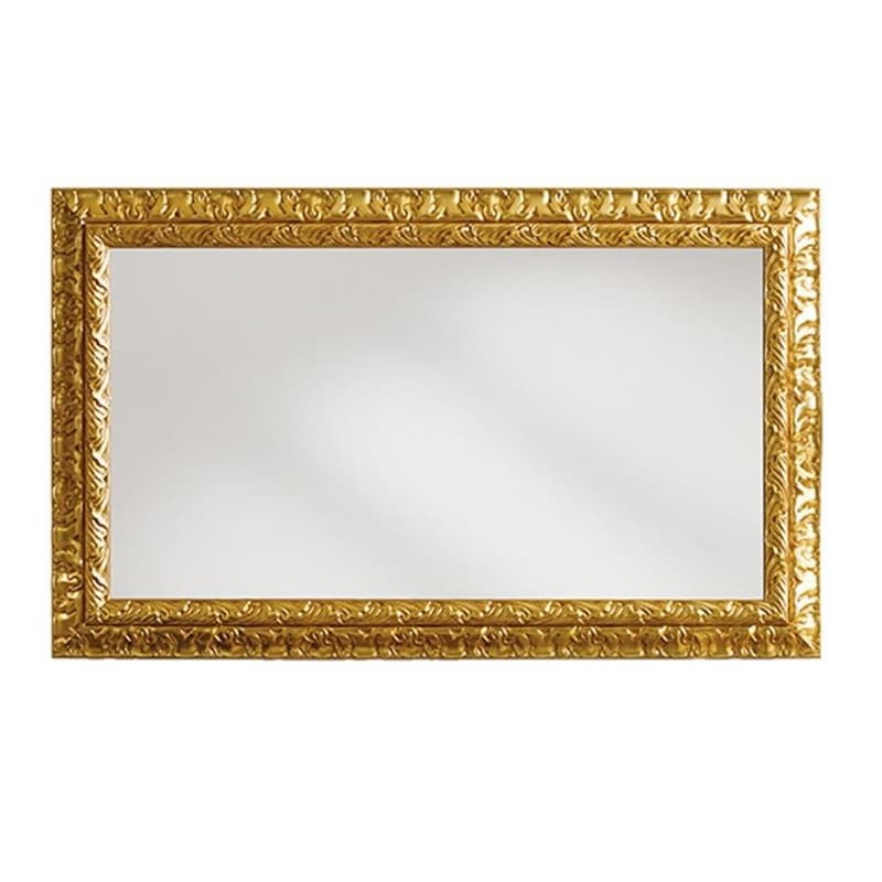 Estila Luxusné barokové zrkadlo Clasica s bohato zdobeným zlatým rámom obdĺžnikového tvaru 148cm 1