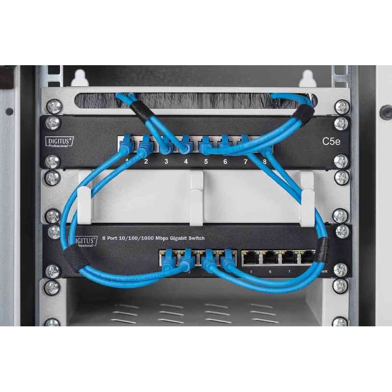DIGITUS Gigabit Ethernet Switch 8-port, 10 palcov, nemanagovaný 5