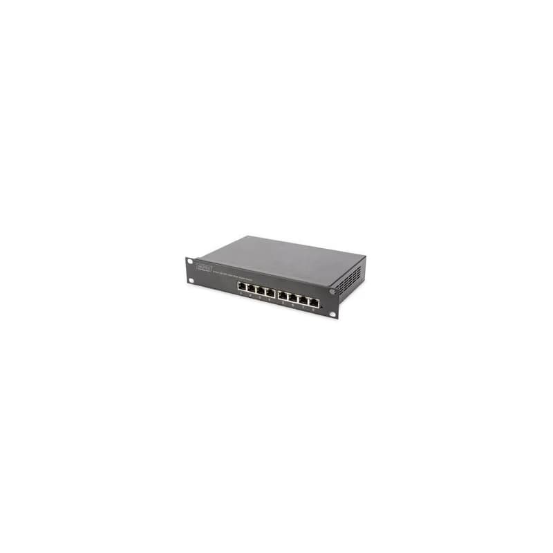 DIGITUS Gigabit Ethernet Switch 8-port, 10 palcov, nemanagovaný 6