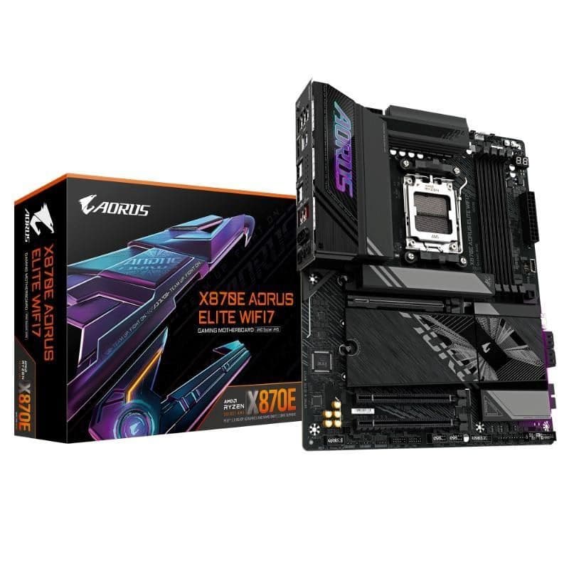 GIGABYTE MB Sc AM5 X870 A ELITE WIFI7, AMD X870, 4xDDR5, 2xHDMI, 2xUSB4, WiFi 1