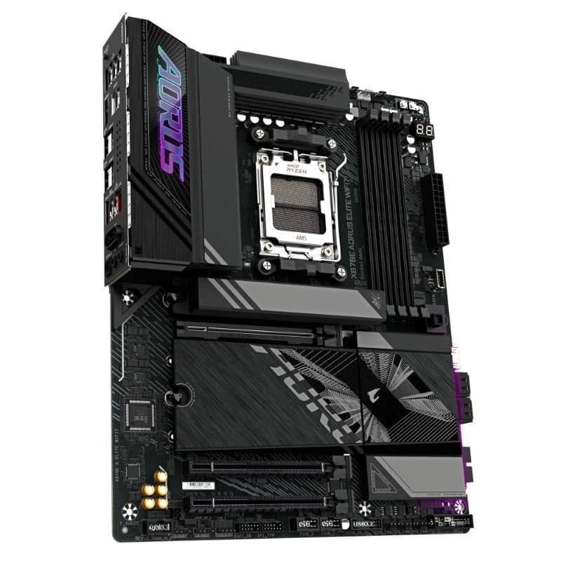 GIGABYTE MB Sc AM5 X870 A ELITE WIFI7, AMD X870, 4xDDR5, 2xHDMI, 2xUSB4, WiFi 3