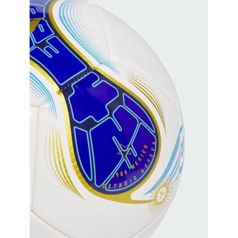 Futbalová lopta ADIDAS MESSI CLUB WHITE MYSINK LUCBLU 3