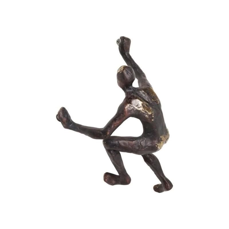 Climber nástenná dekorácia bronzová 14x23 cm