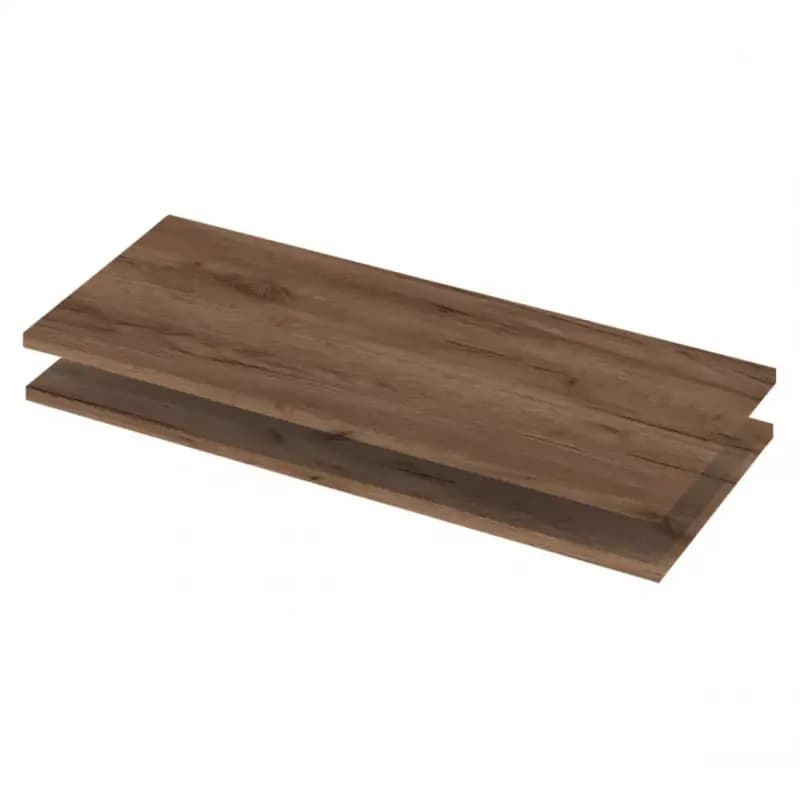 Polička Stela F Tobacco Oak 1
