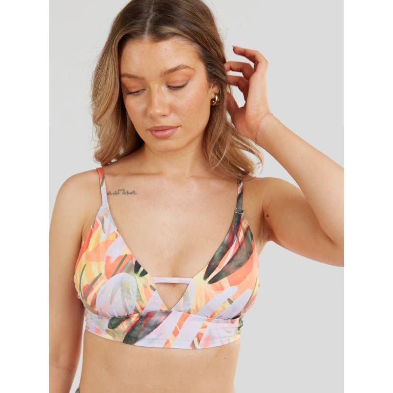 Dámske plavky vrchný diel FUNDANGO Sahara V-neck Cami Top-334-lilac 6