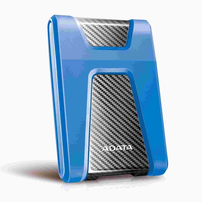ADATA Externý HDD 2TB 2,5" USB 3.1 DashDrive Durable HD650, modrý (gumový, nárazu odolný) 2