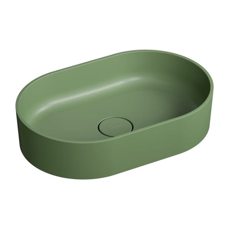 OMNIRES - OVO M+ umývadlo na dosku, 55 x 36 cm olive /OL/ OVOUNOL 1