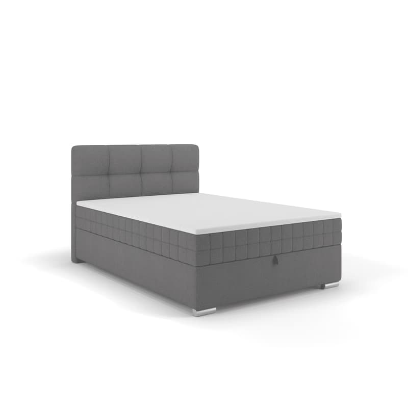 Elvisia Manželská posteľ ALPINA Boxspring | 120 x 200 cm Farba: Sivá / Vinci 07 5