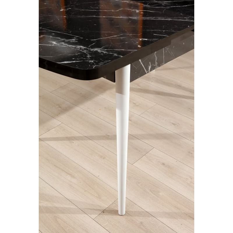 Extendable Dining Table Bendir - White 3