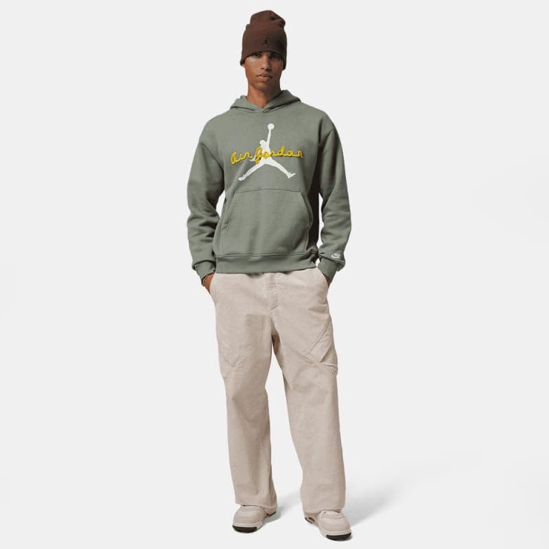 Pánska mikina s kapucňou NIKE JORDAN M J BRK FLC AJ6 PO HD BB 4