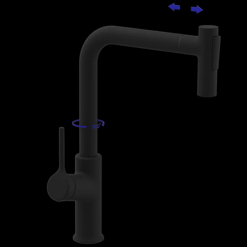 INVENA INVENA - FARSALA Drezová batéria čierna BZ-40-L04-S 4