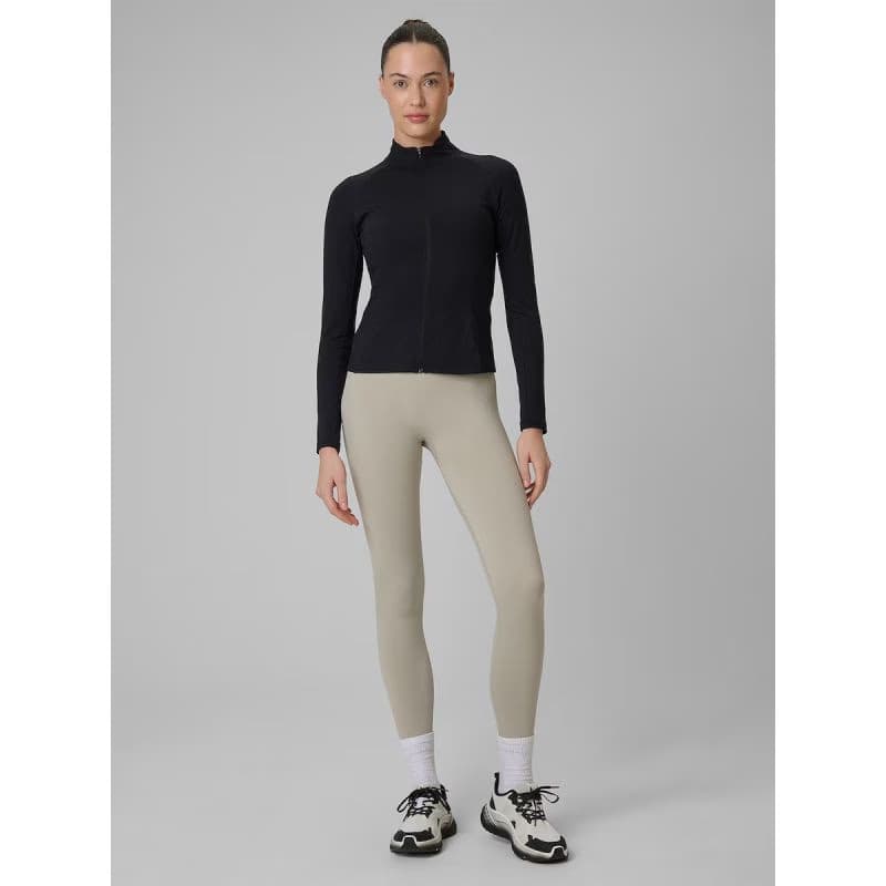 Dámska tréningová mikina so zipsom 4F SWEATSHIRT FNK F0850-20S-DEEP BLACK 4