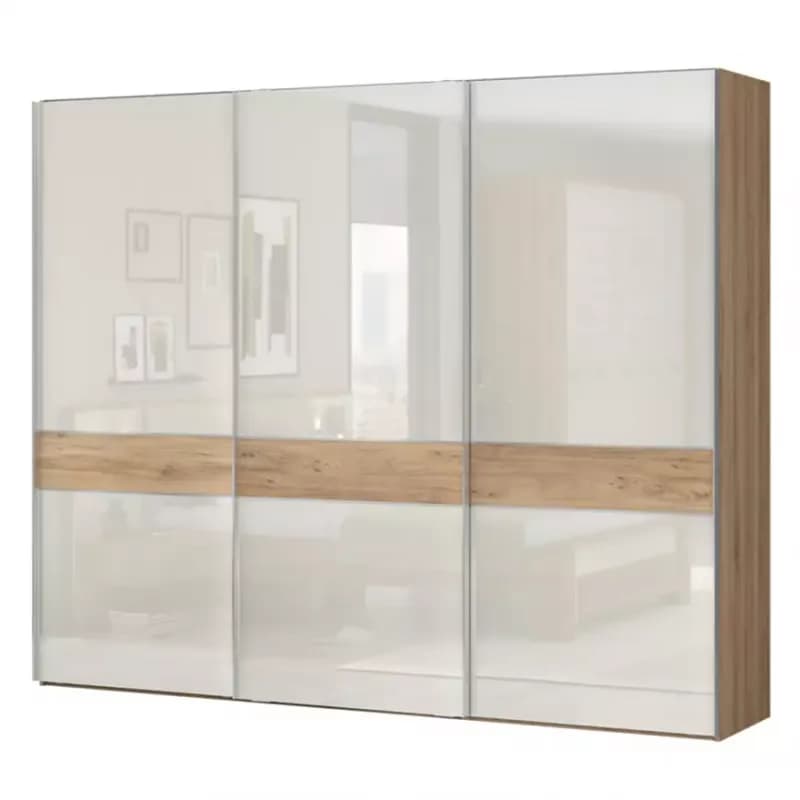 Skriňa 3d Gala pk281/gl lakované pacific walnut/beige 1