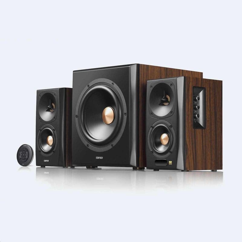 EDIFIER reproduktory S360DB, 155W, hnedá