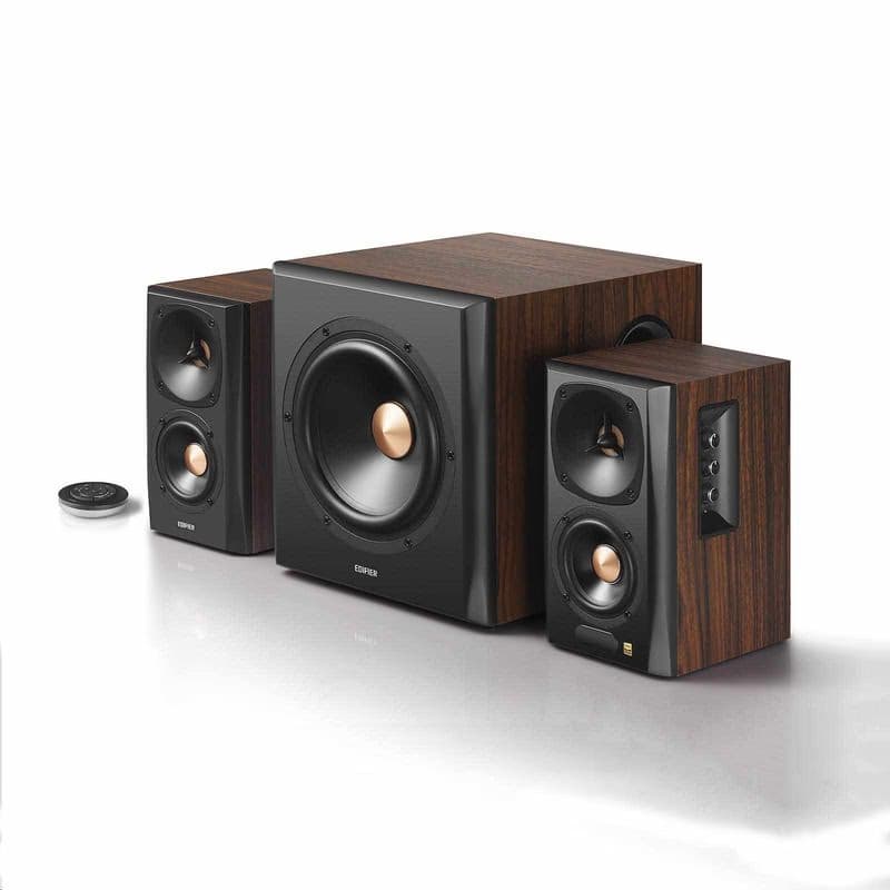 EDIFIER reproduktory S360DB, 155W, hnedá 2