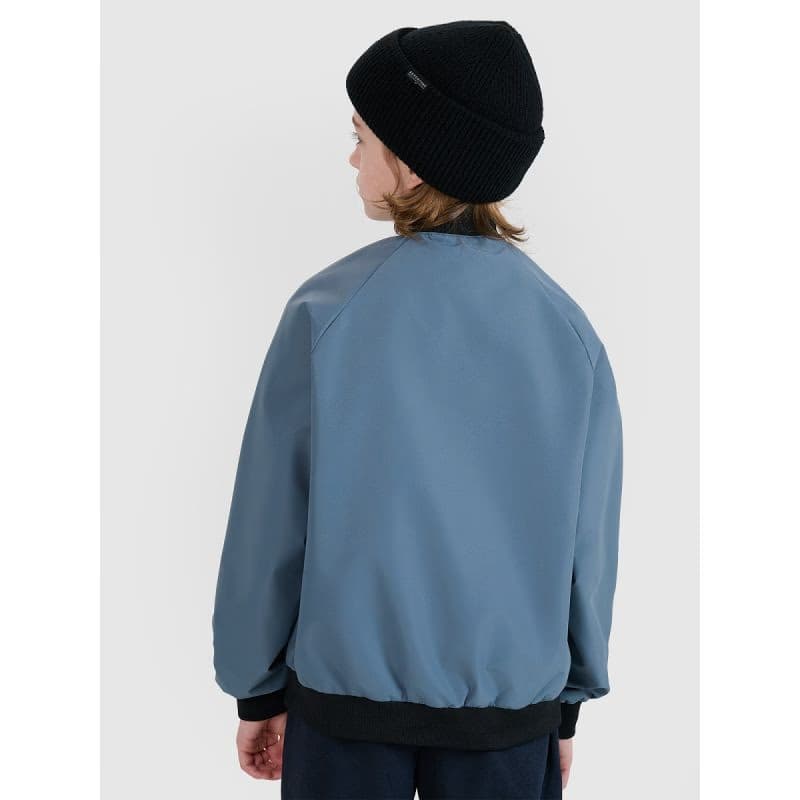 Chlapčenská bunda 4F JUNIOR JACKET-JWSS25TJACM186-32S-BLUE 3