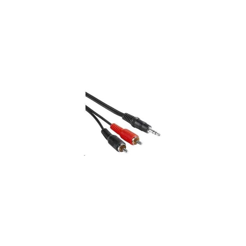 PREMIUMCORD Kábel audio 3, 5mm Jack - 2x Cinch 3m (M/M, stereo) 1