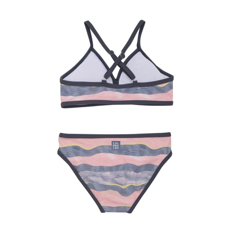 Dievčenské plavky COLOR KIDS Jr. Bikini, AOP-5039-Plumeria 2