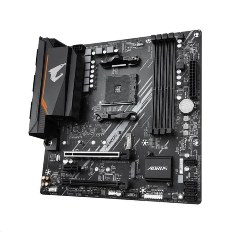 GIGABYTE MB Sc AM4 B550 AORUS ELITE, AMD B550, 4xDDR4, 1xHDMI, 1xDVI, mATX 2