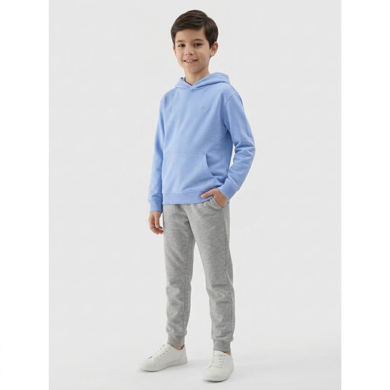 Chlapčenská mikina s kapucňou 4F JUNIOR SWEATSHIRT M2325-33S-BLUE 2