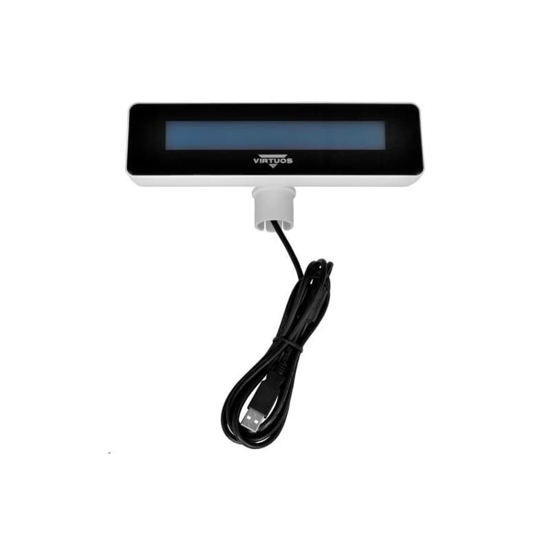 Virtuos zákaznícky displej Virtuos FL-2025MB 2x20, USB, biely 4