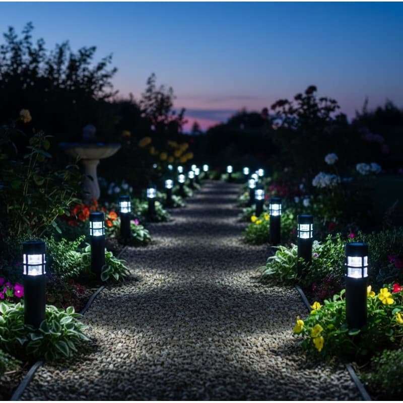 Chomik Záhradná solárna lampa ASPEN SOL4245 2