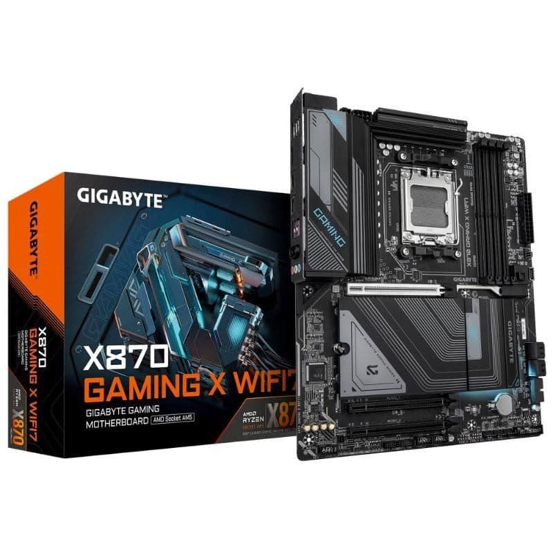 GIGABYTE MB Sc AM5 X870 GAMING X WIFI7, AMD X870, 4xDDR5, 1xHDMI, 2xUSB4, WiFi 1