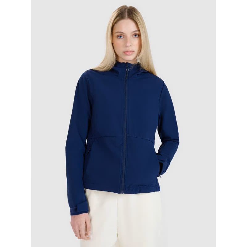 Dámska turistická bunda 4F SOFTSHELL JACKET F320-31S-NAVY 2