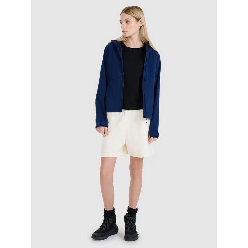 Dámska turistická bunda 4F SOFTSHELL JACKET F320-31S-NAVY 5