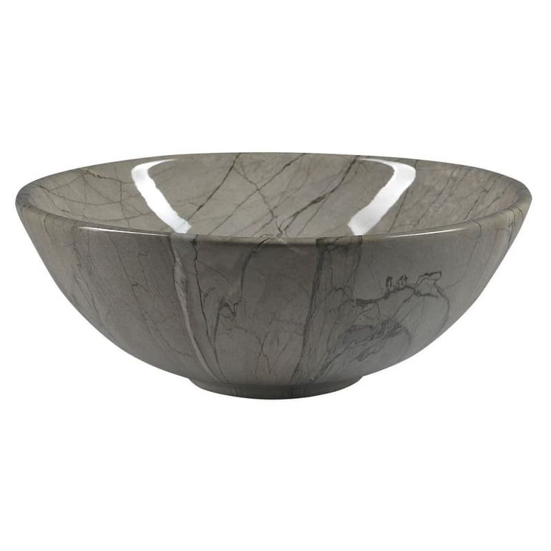 SAPHO - DALMA keramické umývadlo na dosku, priemer 42cm, grigio 113 3