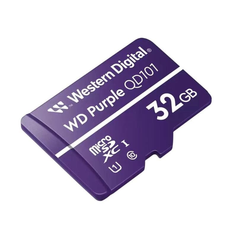 WD MicroSDHC karta 32GB Purple WDD032G1P0C Class 10, 16TBW 2