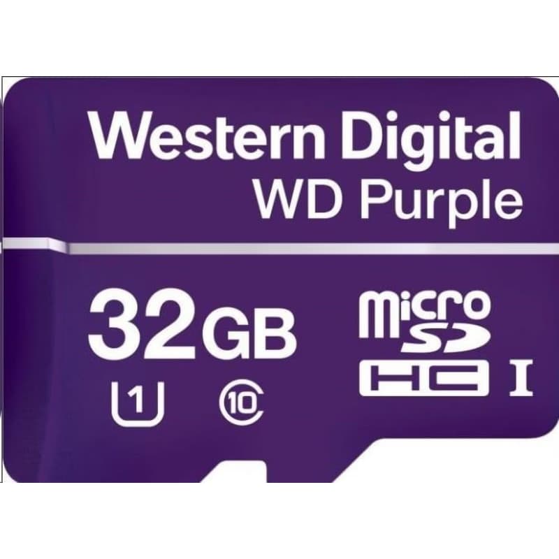 WD MicroSDHC karta 32GB Purple WDD032G1P0C Class 10, 16TBW 5