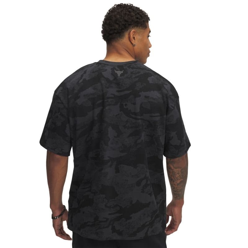 Pánske tričko s krátkym rukávom UNDER ARMOUR PROJECT ROCK Hwt AOP SS-BLK 3