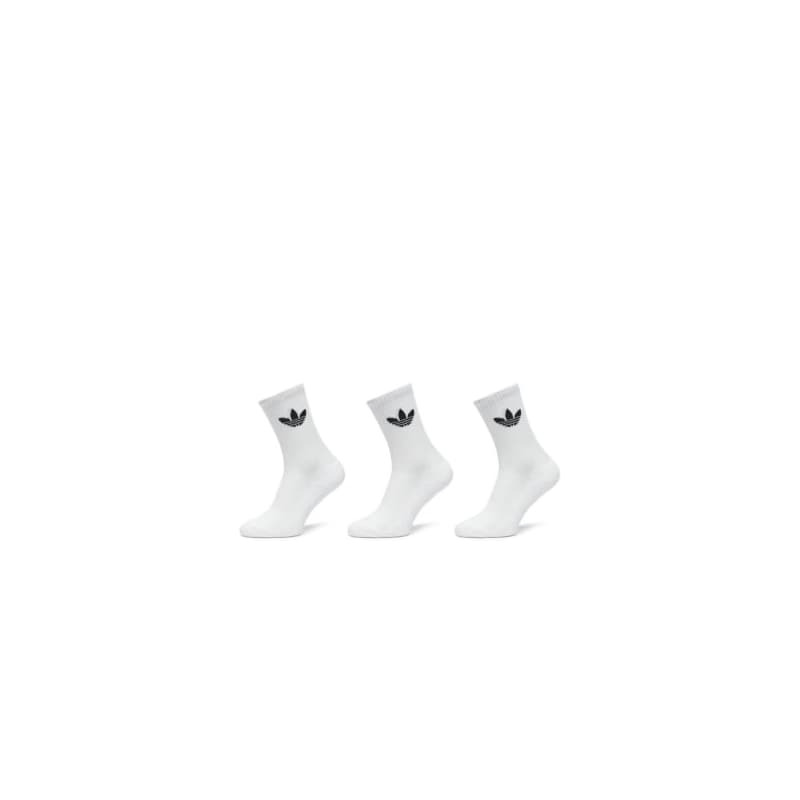 Ponožky ADIDAS ORIGINALS 3 PACK-CusTre Crw Sck WHITE BLACK 1
