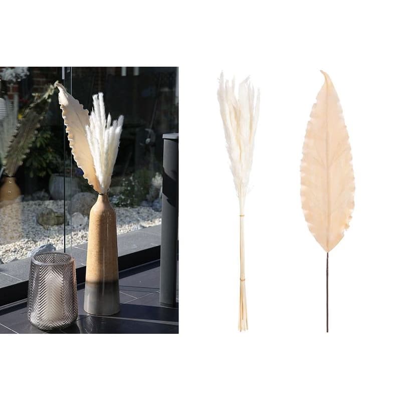 Krémový kvet "Blatt" 1