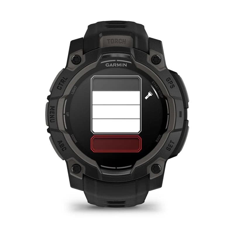 Garmin Instinct 3 – 45 mm, AMOLED, Čierne s čiernym pásikom 6
