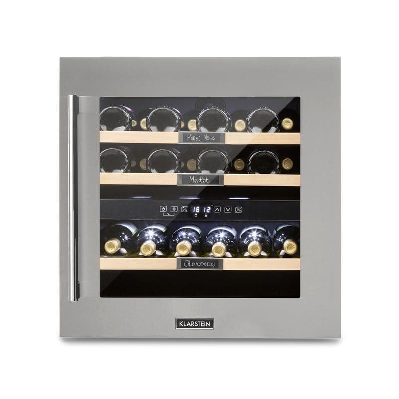 Klarstein Vinsider 36, vinotéka, 94 l, 5-22°C, 2 zóny, nehrdzavejúca oceľ 1