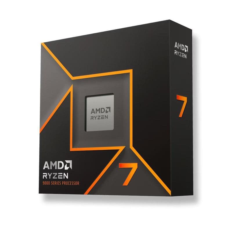 CPU AMD RÝDEN 7 9700X, 8-core, 3.8GHz, 40MB cache, 65W, AMD Radeon Graphics, socket AM5, BOX, bez chladiča 1